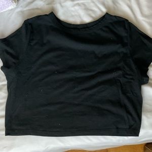 simple black tee